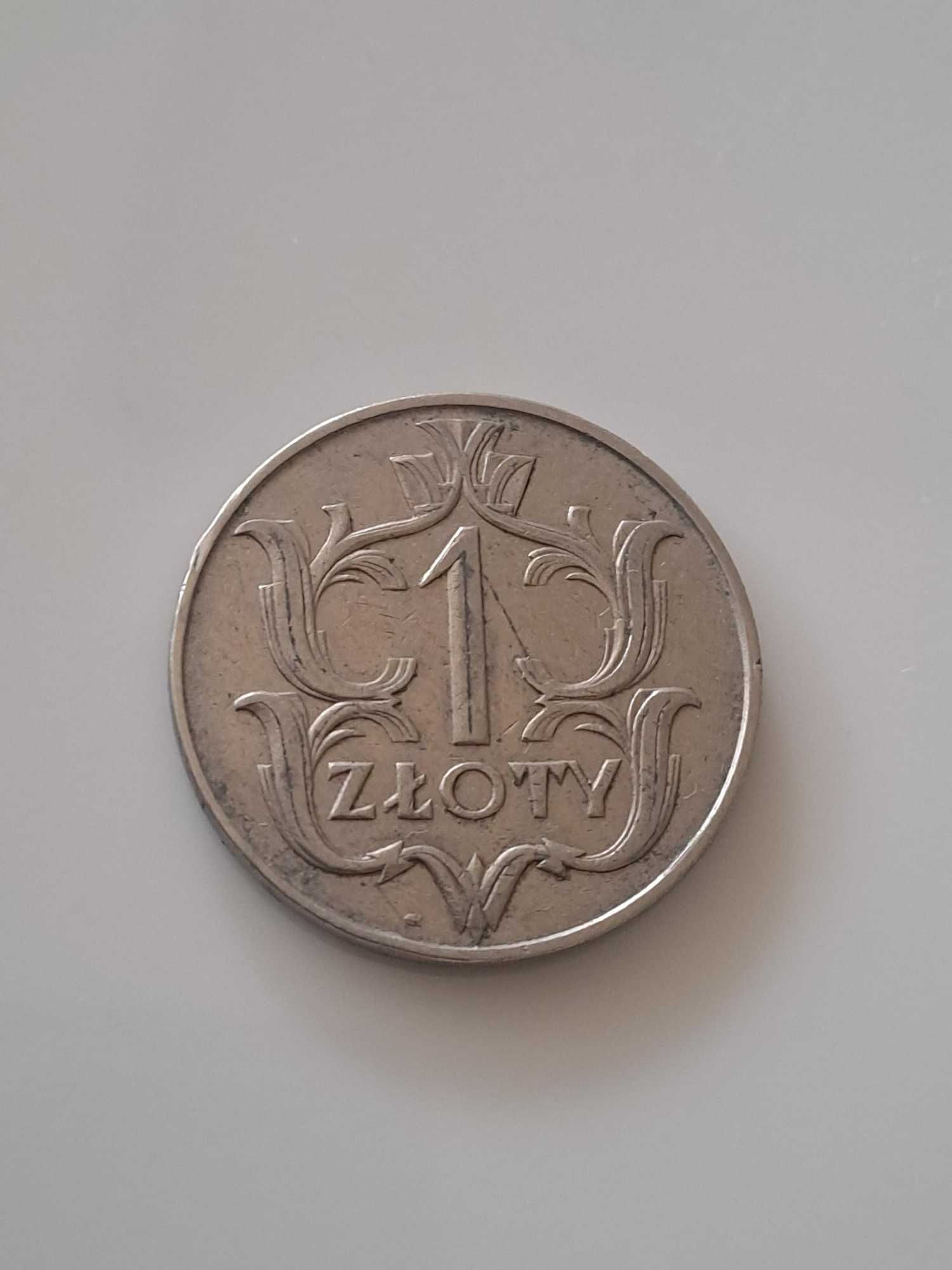 Moneta 1 zł 1929 rok Rzeczpospolita Polska