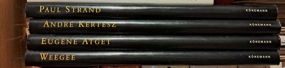 Livros de Fotografia Alvarez, Kertesz, Strand, Atget e Weegee