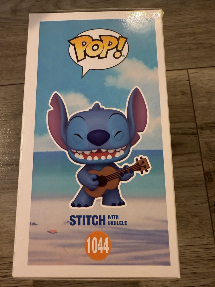Figurka Funko Pop Stitch with Ukulele 1044 Lilo&Stitch FLOCKED