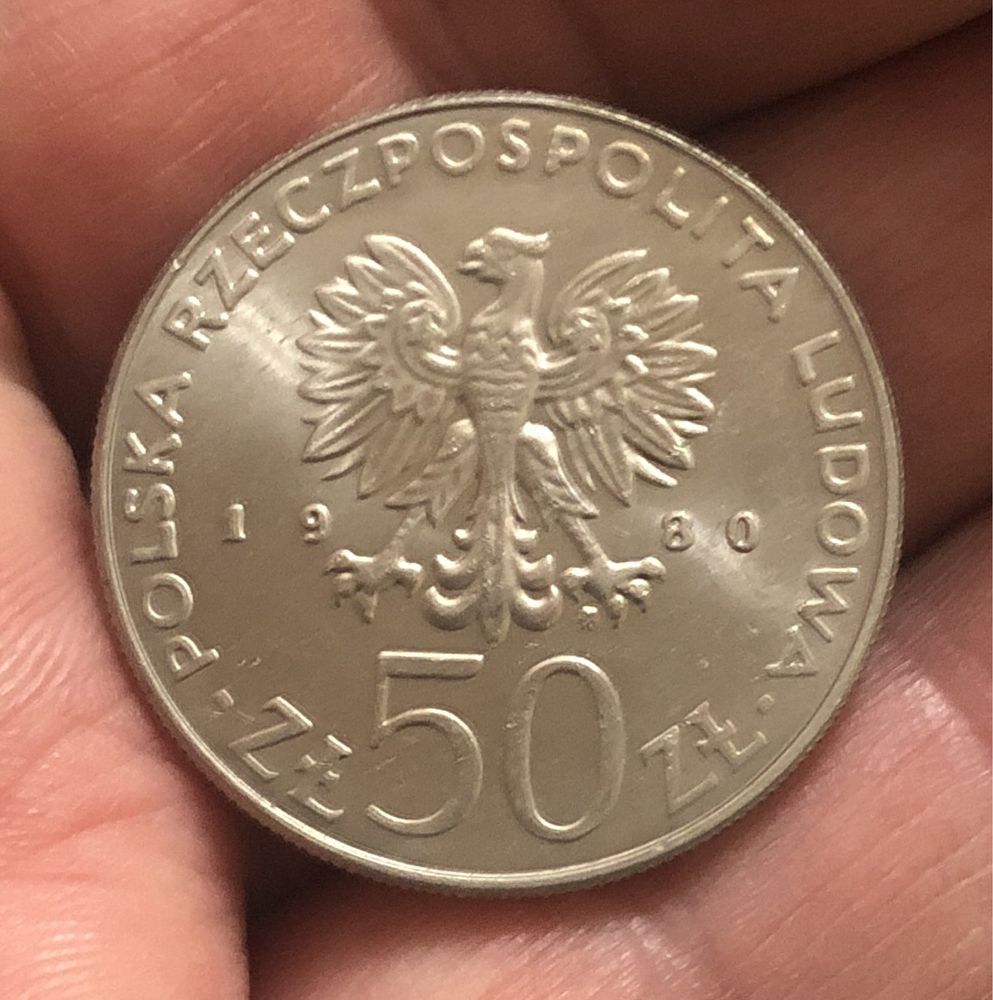 Moneta 50 złotych 1980 Bolesław I Chrobry