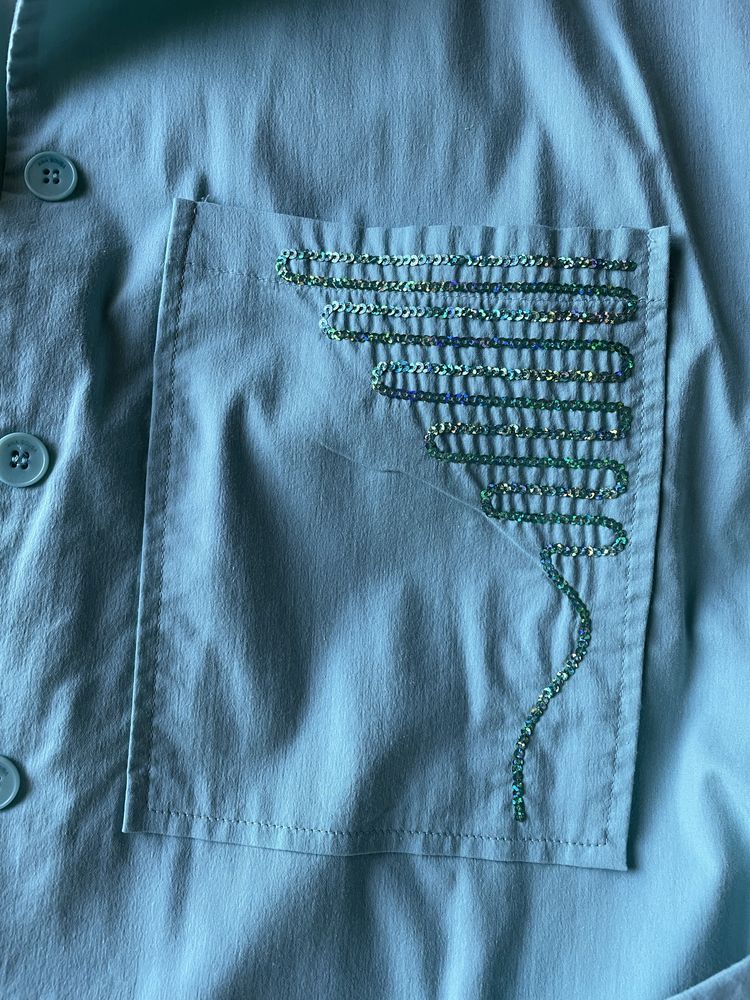 Camiseiro verde água Ana Sousa.