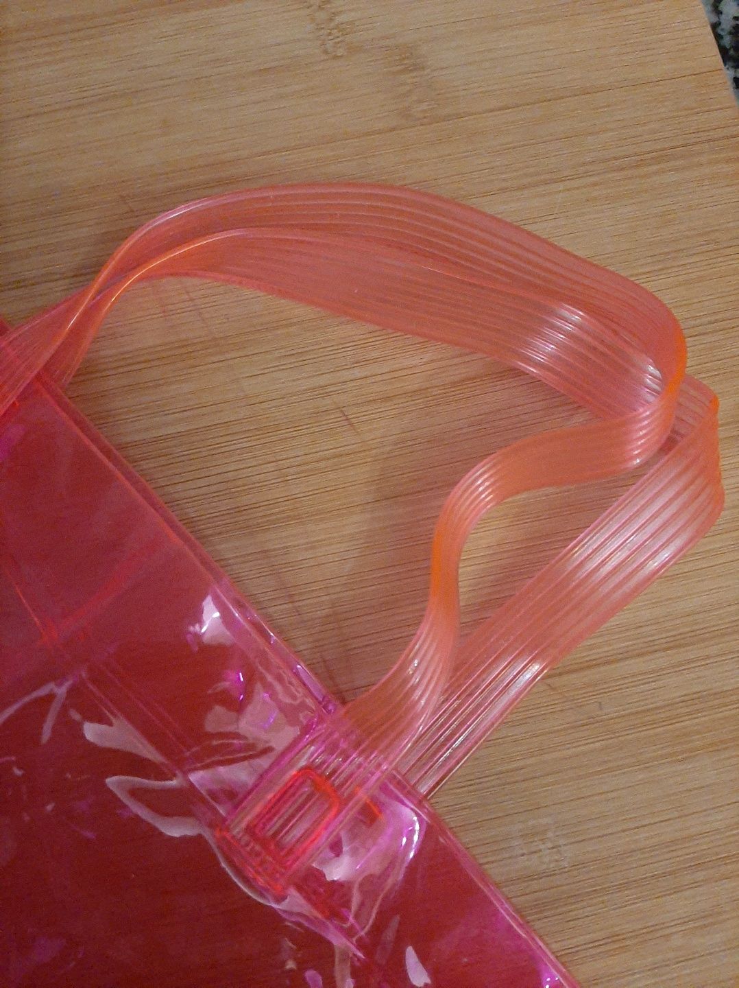 Mala transparente rosa Barbie