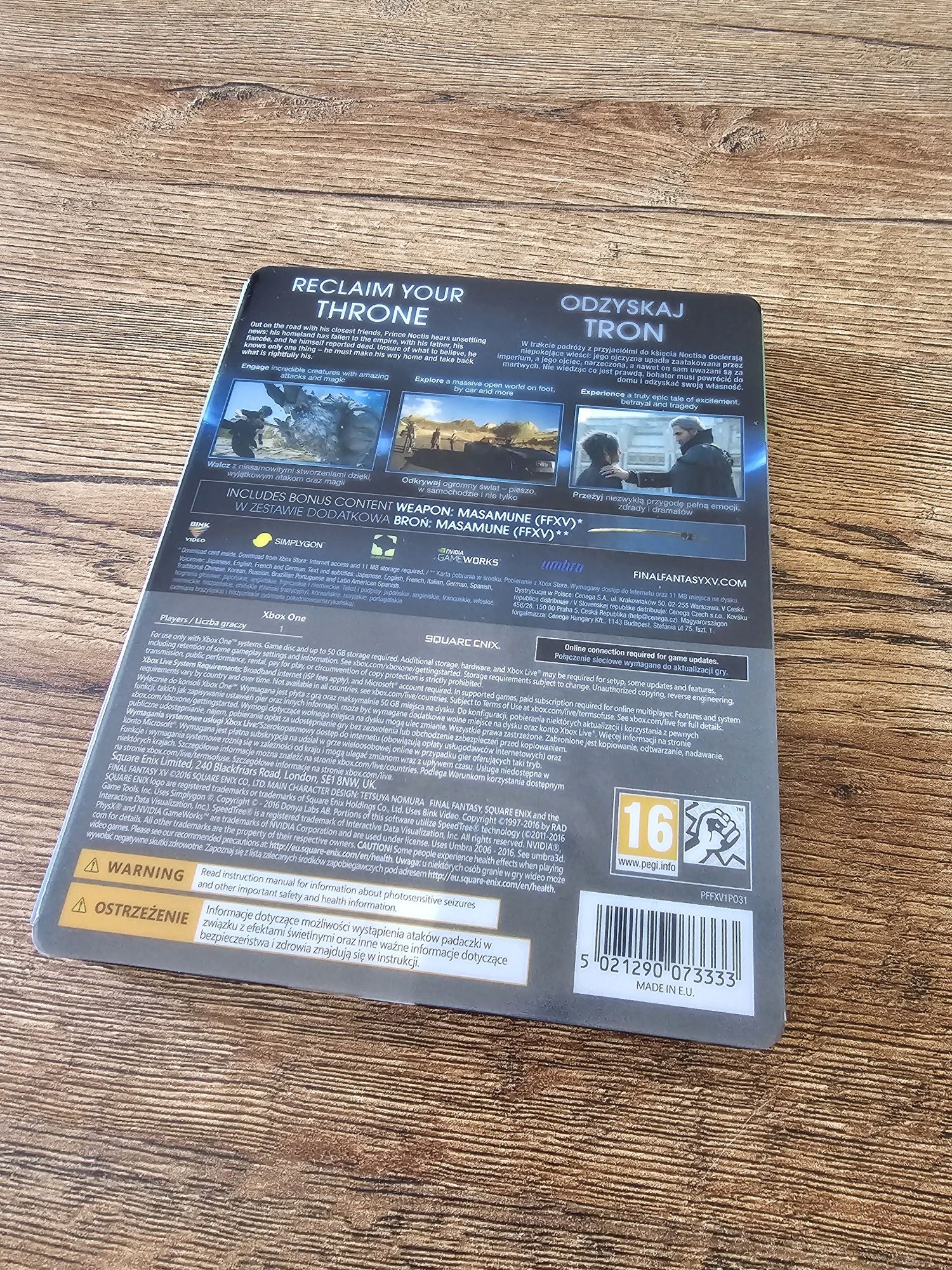 Final Fantasy XV Special Edition Xbox One Xbox Series X gra jak nowa
