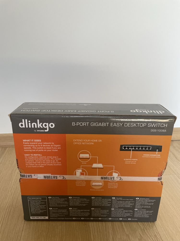 D-Link Switch 8-portowy Gigabit