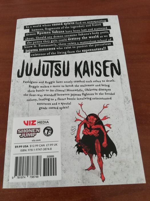 Jujutsu Kaisen Manga Inglês Volumes 3, 19 e 20