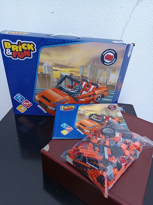 Brick and fun 1 faz 3 veículos NOVO