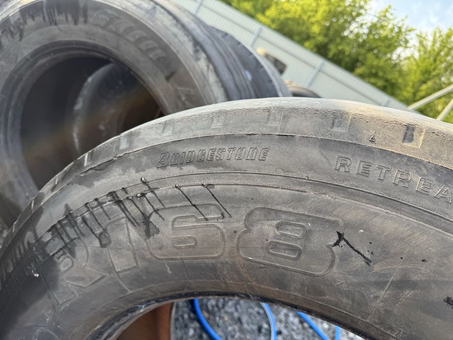 Шини 385/55 R22.5 Bridgestone 168 remix  причіп 2 шт