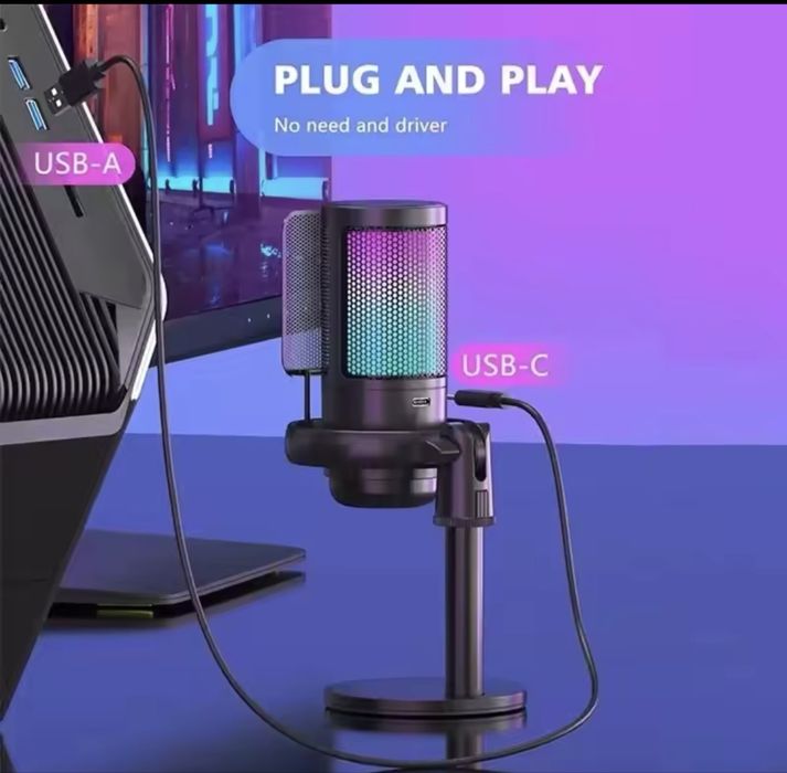 Конденсаторний ігровий-студійний мікрафон