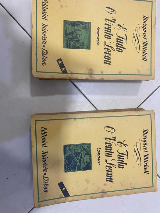 Livro E tudo o vento Levou - 1º edição Dezembro 1954