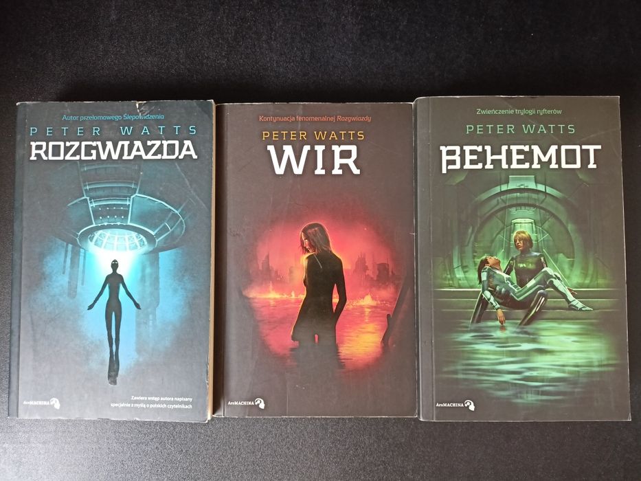 Peter Watts TRYLOGIA RYFTERÓW Rozgwiazda + Wir + Behemot