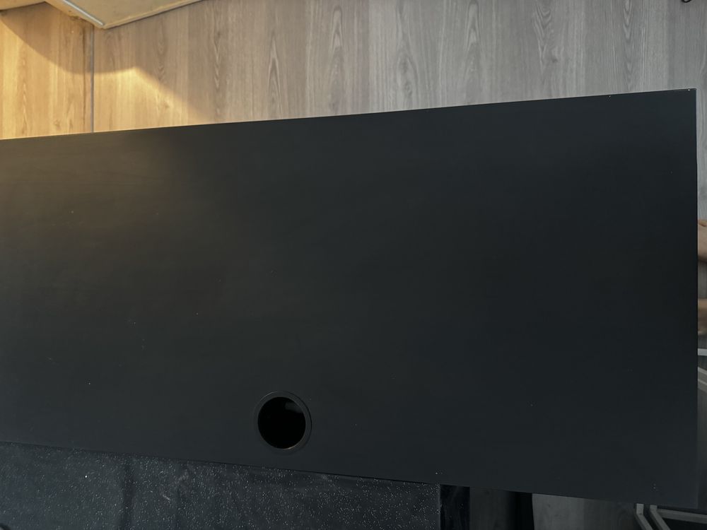 Secretária Ikea Micke com gaveta e modulo de arrumação