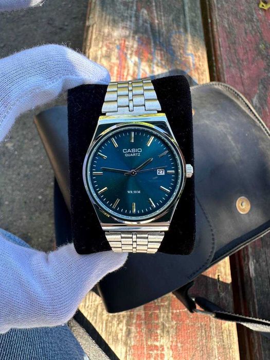 Годинник Casio MTP-VC01 Silver/Blue | Часы касио B-145 | касыо A159 AQ