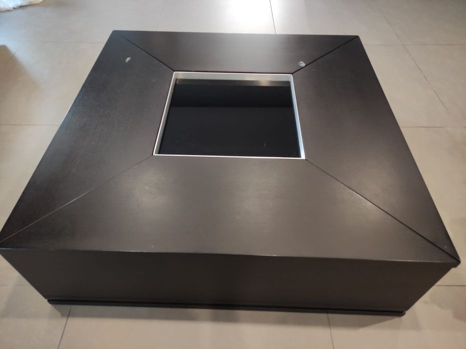 Mesa Centro Sala Estar — Cor Wengé