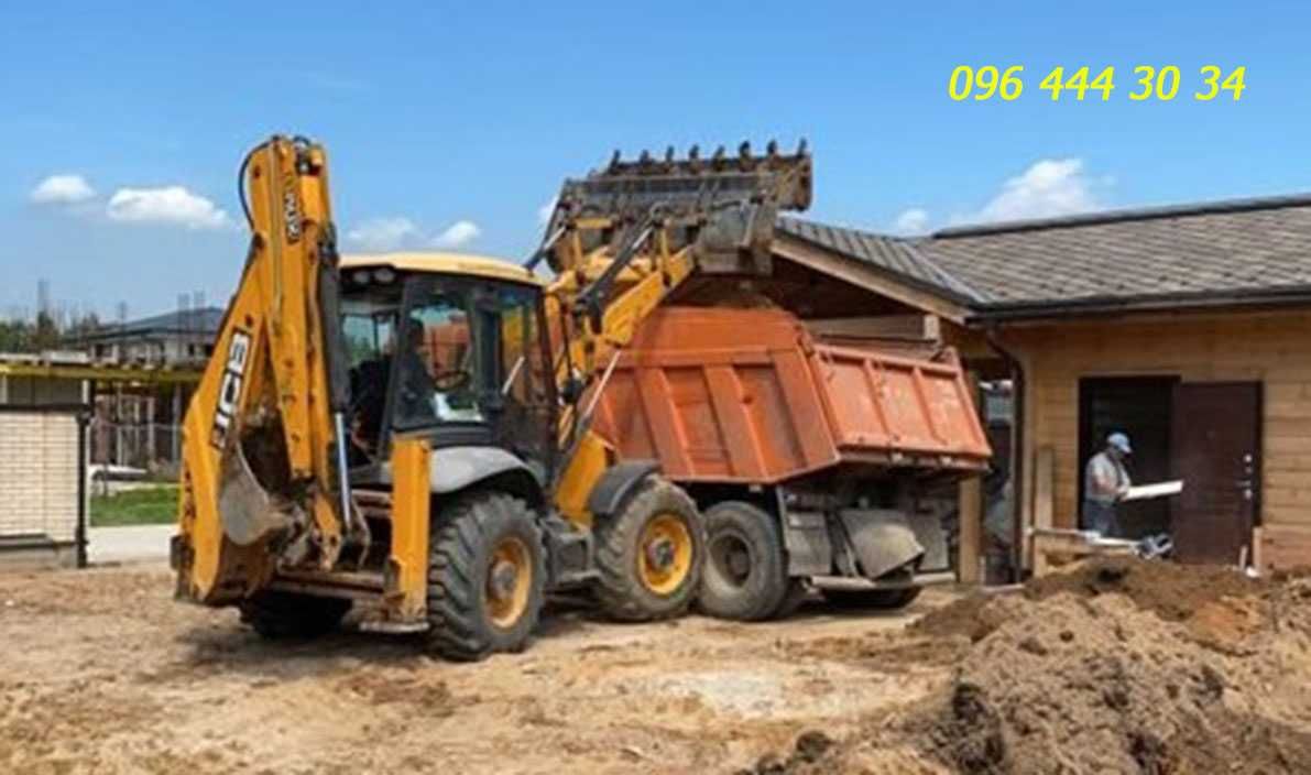 Aрeндa Экcкавaтoрa JCB-3: BЫВОЗ MУCОPА: Гpyнтa, Aвтo от 10-30т,Cыпyчиe