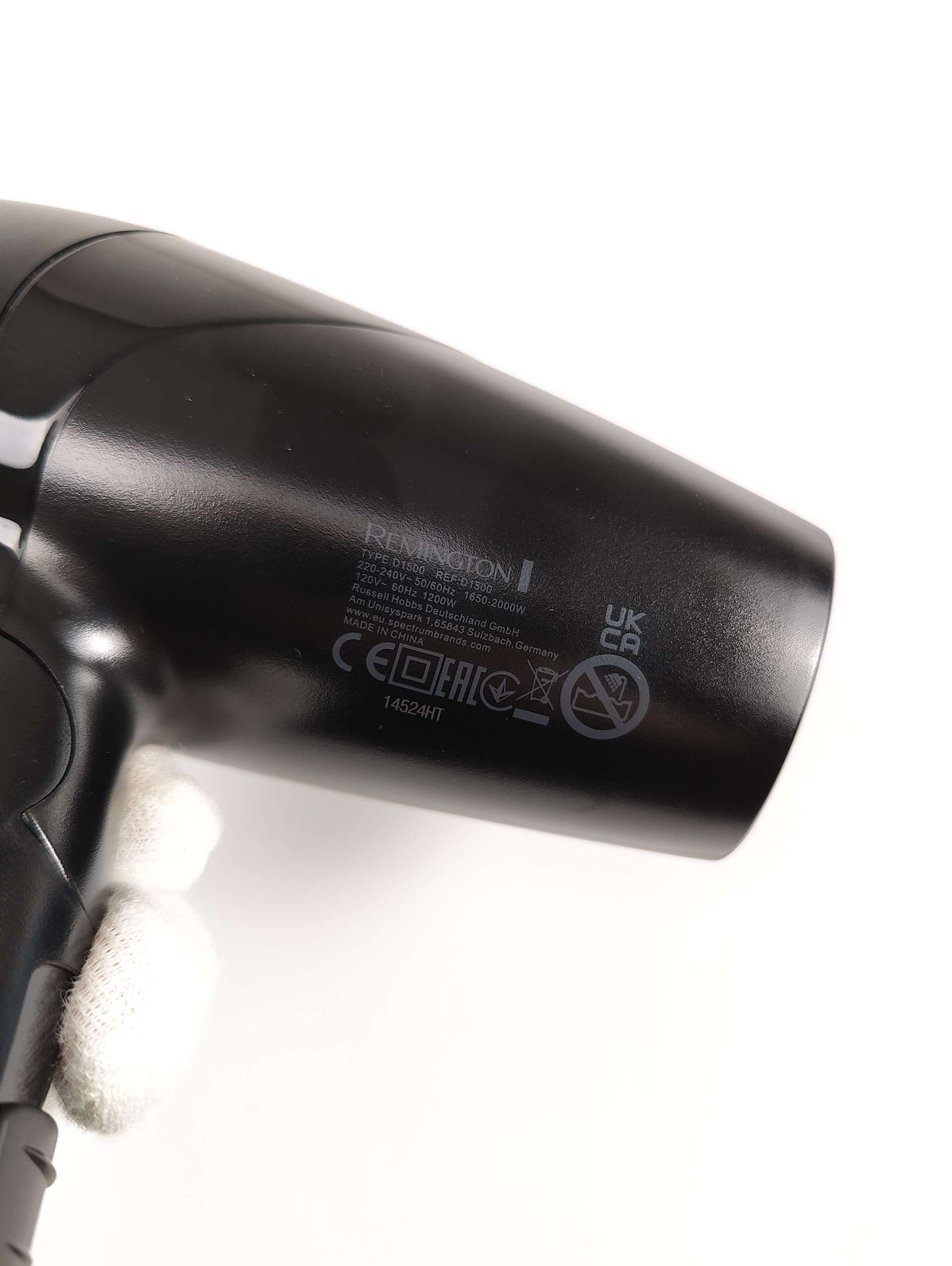 Suszarka kompaktowa do włosów Remington D1500