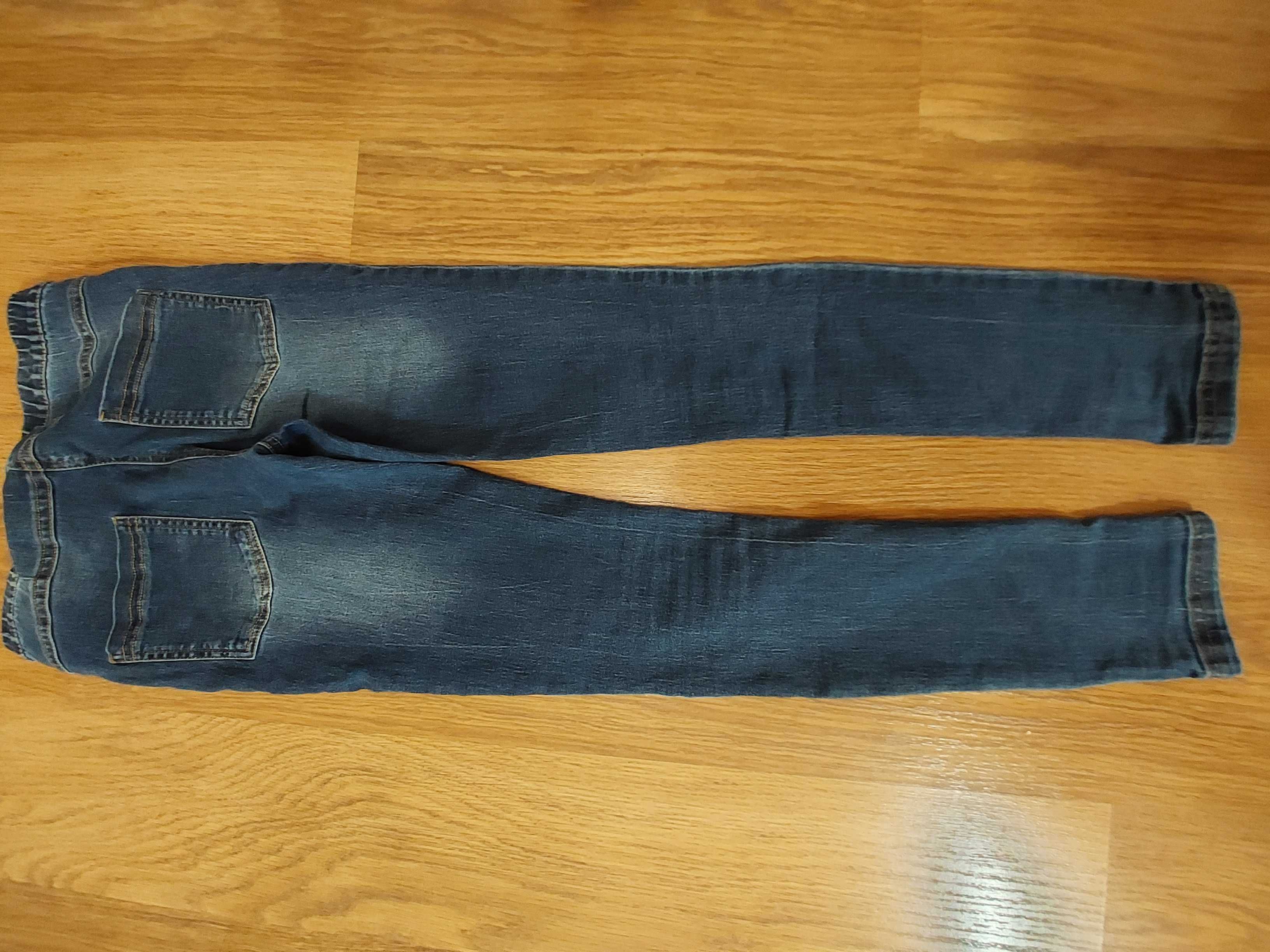 Granatowe jeansy Coccodrillo 158