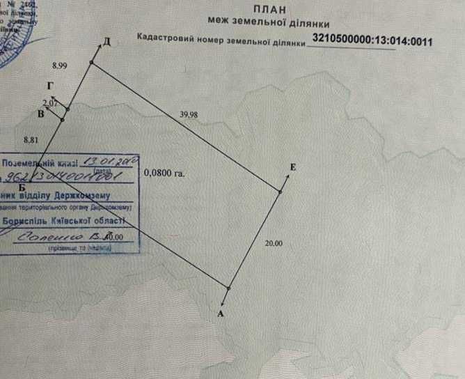 район  ветлікарні 8 сот. вулиця Симиренка 16