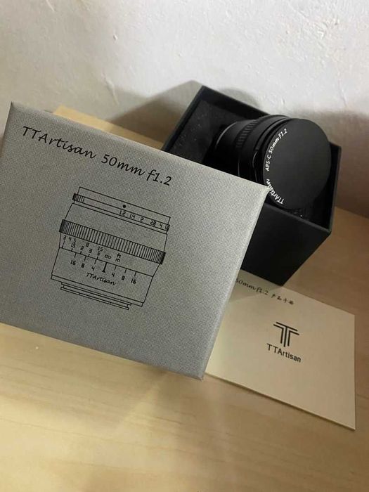 Lente TTArtisans 50mm f/1.2 Mount EOS M Nova