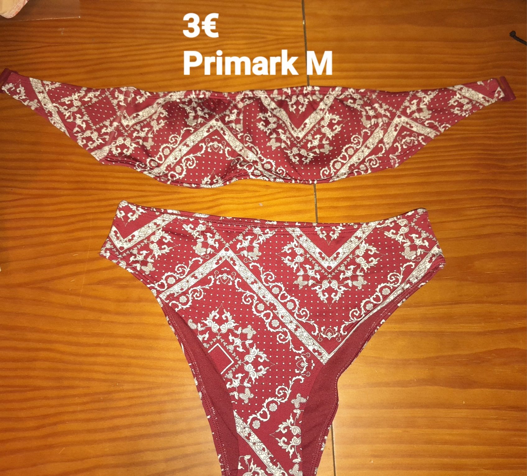 Bikini Primark com padrão