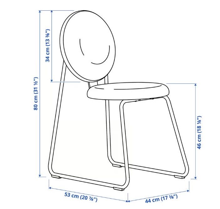 Sprzedam krzesła z IKEA