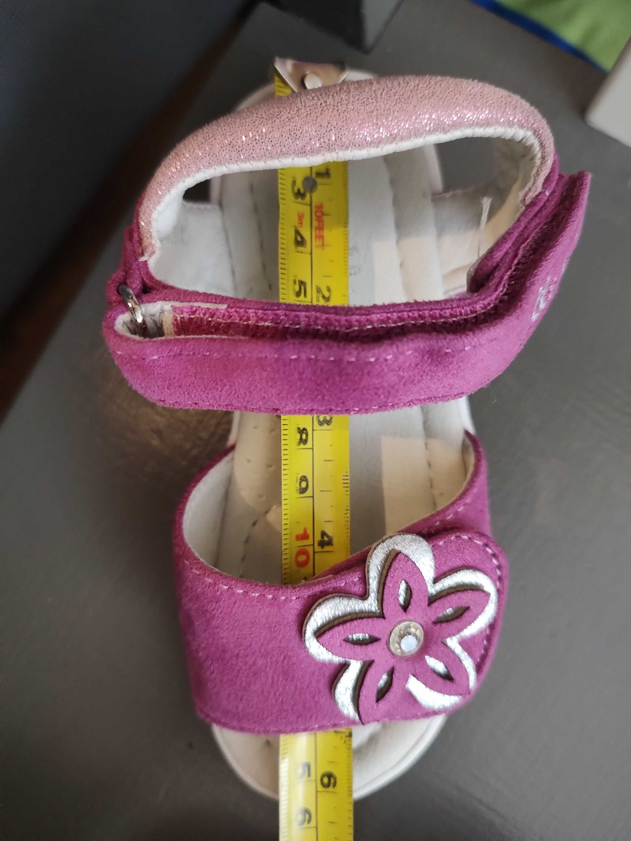 Nowe Sandały dziewczęce Nelli Blu 25 wkładka 16 cm