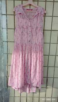 Сукня на дівчинку Рожева фламінго 146