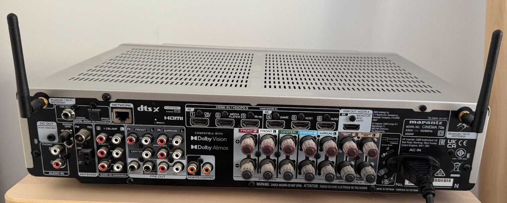 Marantz CINEMA 70s Slimline 7.2 Channel AV Receiver with Dolby Atmos