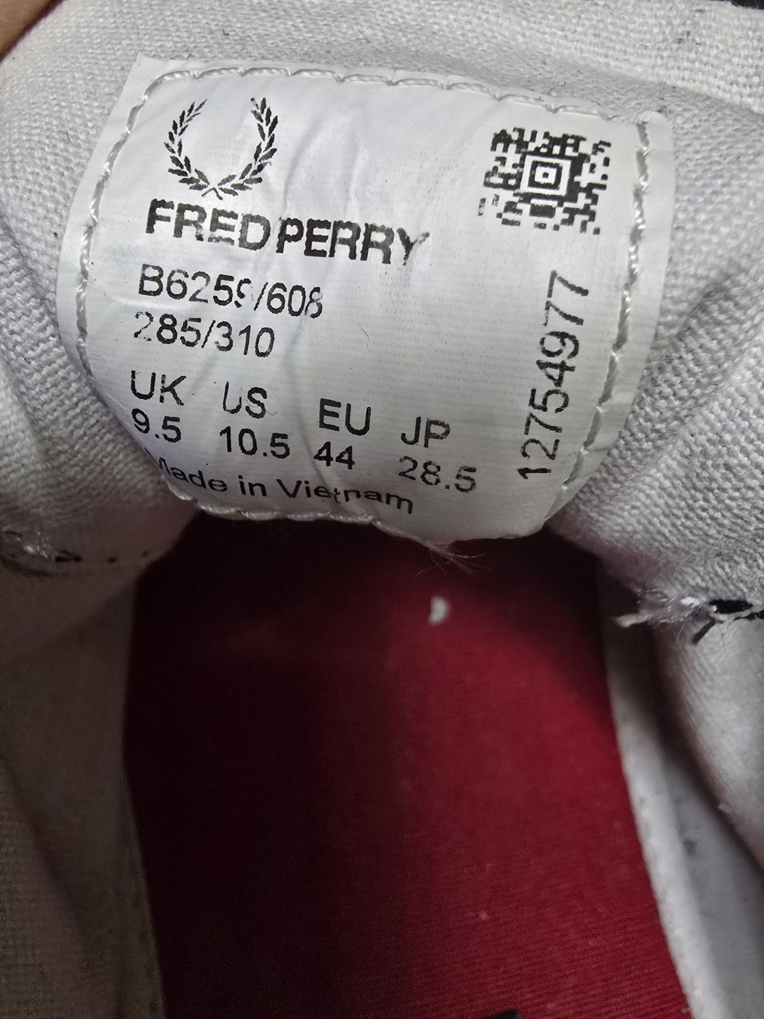 Чоловічі кеди FRED PERRY KINGSTON TWILL, 44 розмір