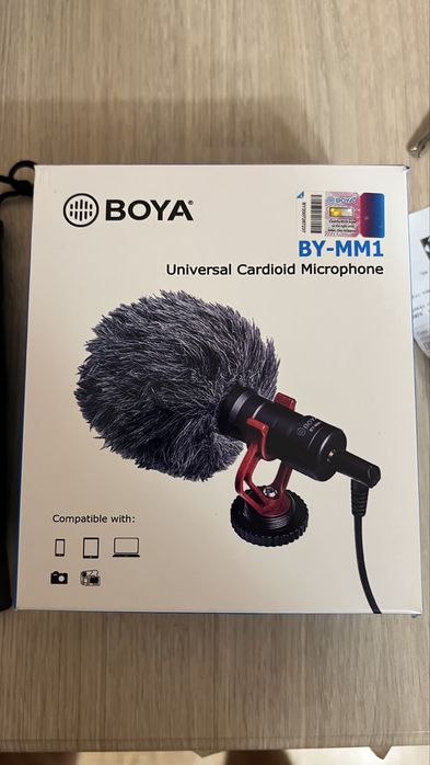 Мікрофон BOYA BY-MM1 розєм lightning, 3.5