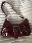 Burgundowa bordowa torebka bag city Coquette vintage y2k 90s retro