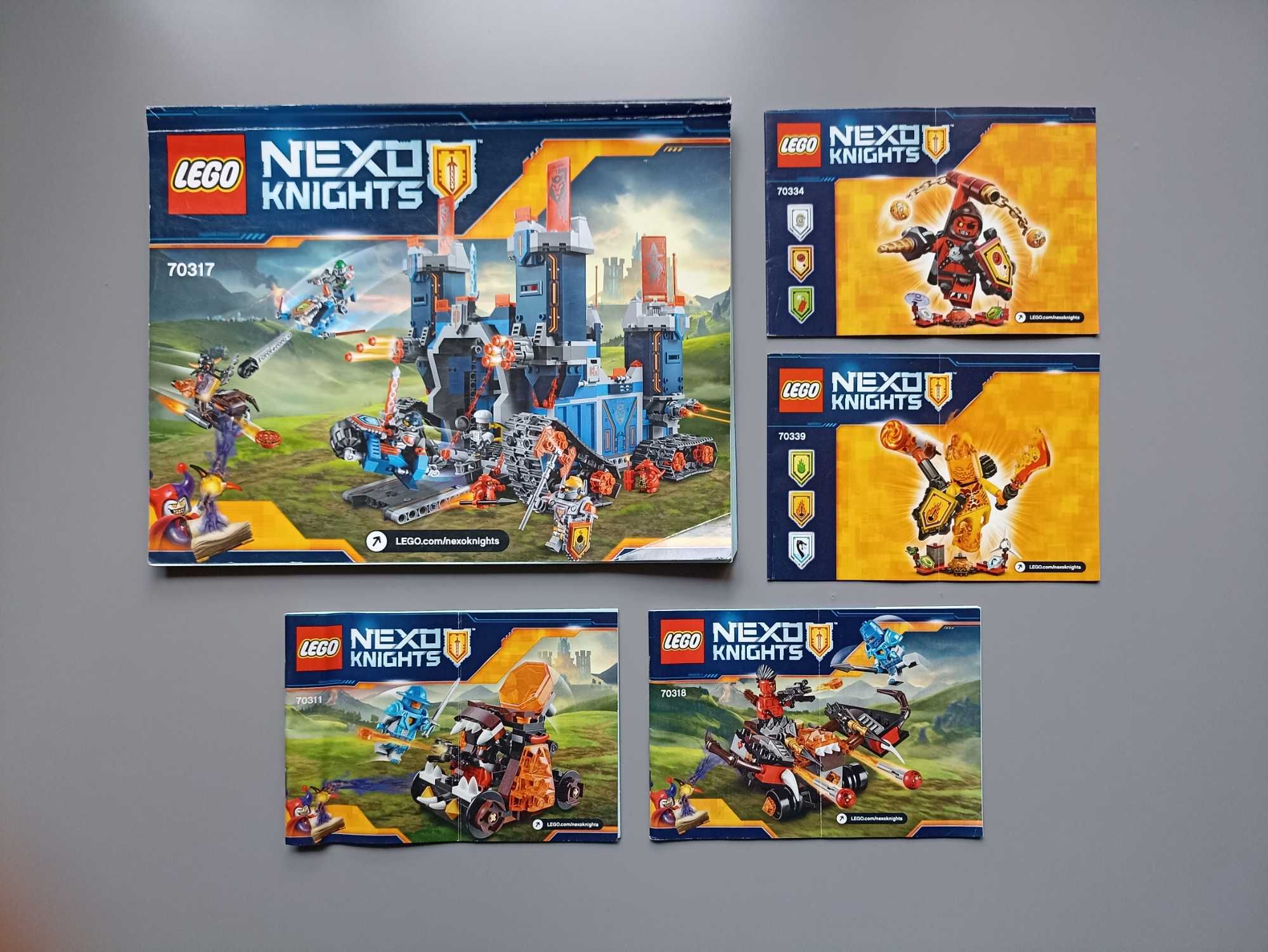 Lego instrukcja Nexo Knights - zestaw 13 instrukcji