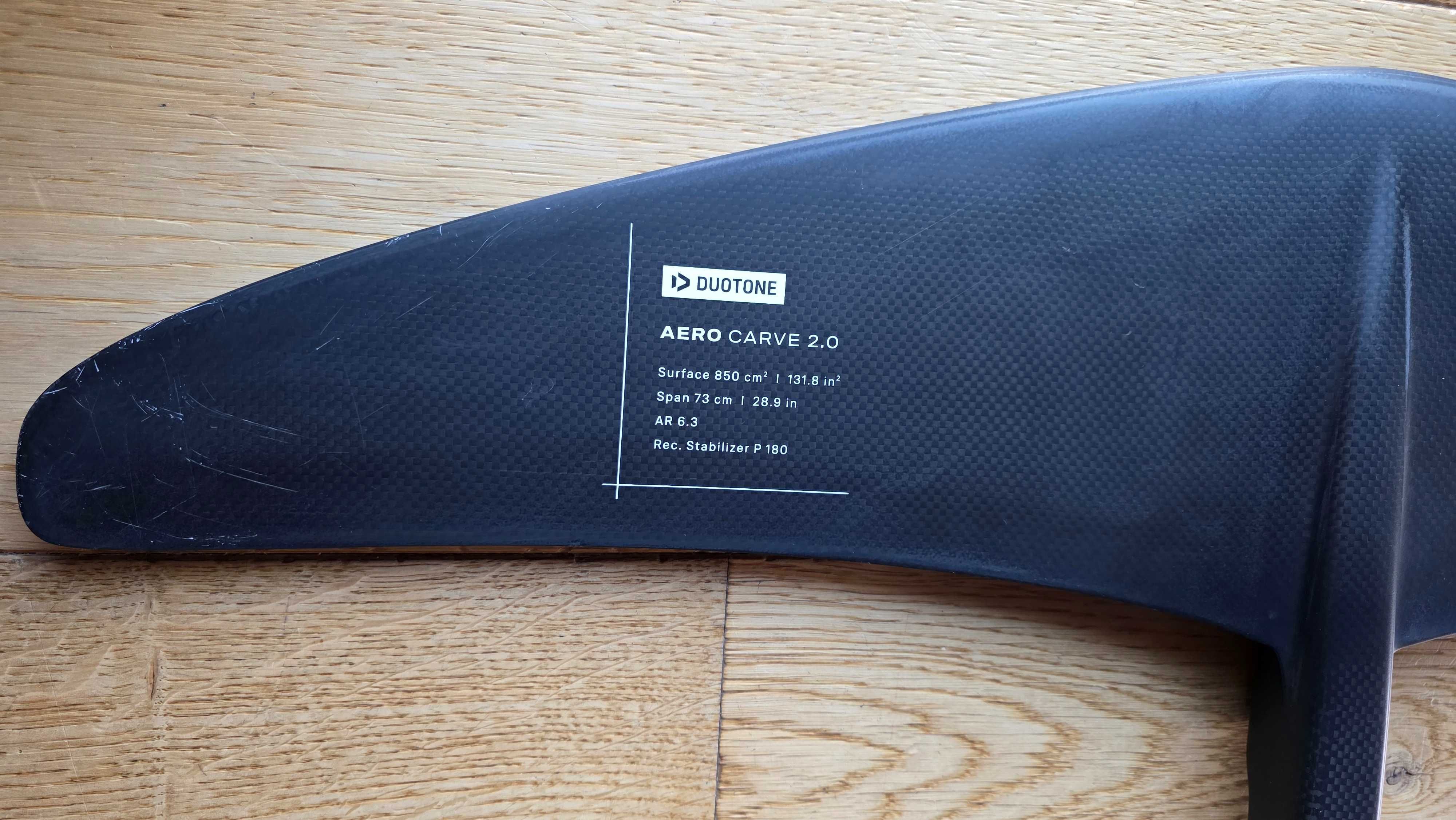 Foil Duotone Aero Carve 2.0 D/LAB 850 + Stabilizator P180 Wing Foil