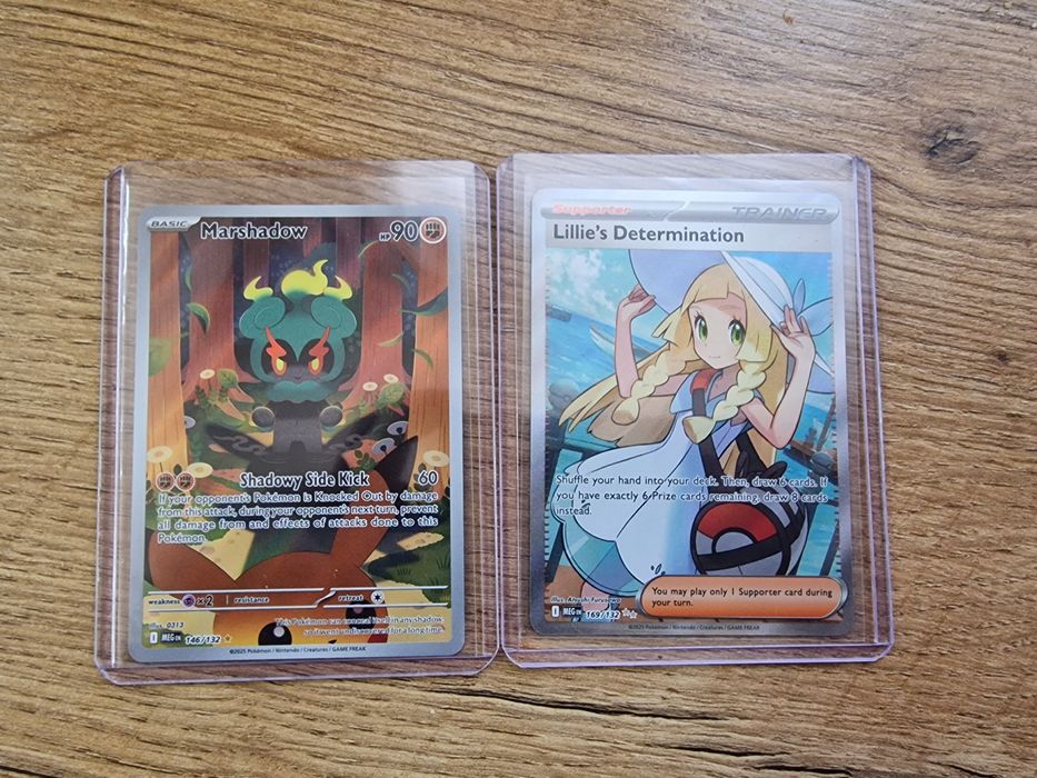 Karty Pokemon Tcg Mega evolution Marshadow + Lillie