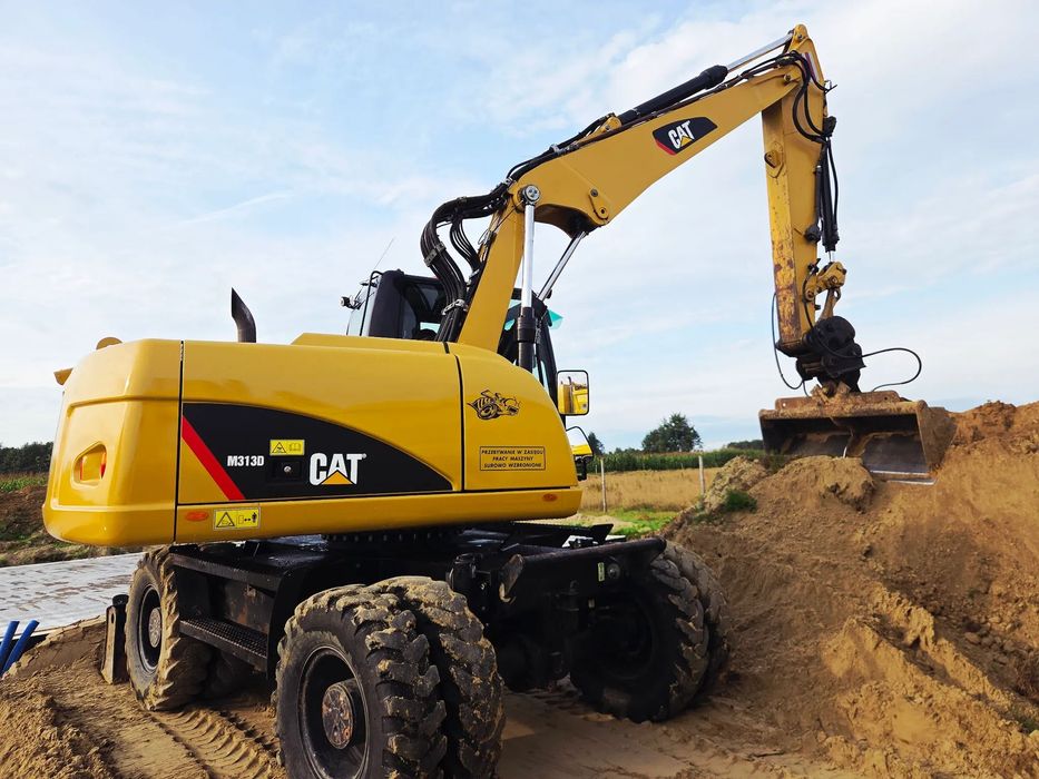 Caterpillar M313 D  Koparka kołowa cat 313 d orginał