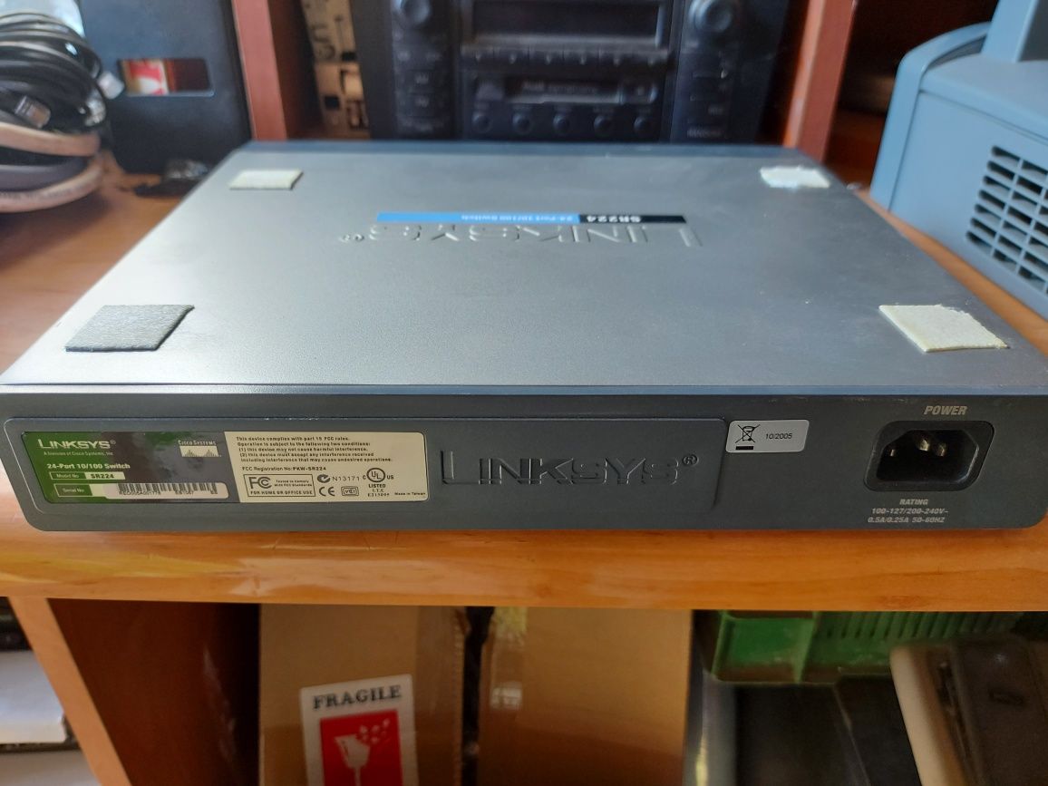 Linksys 24-port  10/100