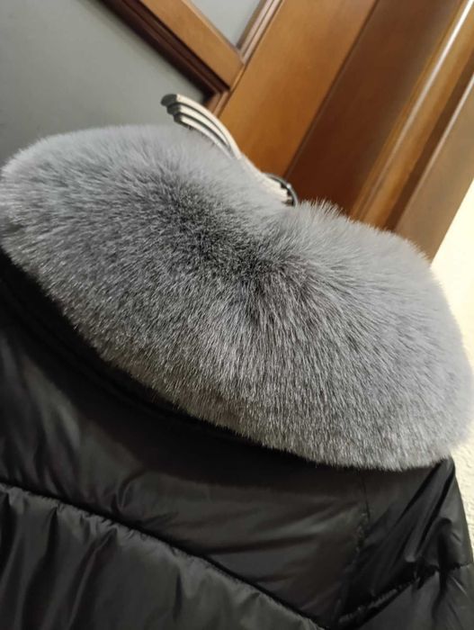 Куртка жіноча дута з відстібним воротніком р. L