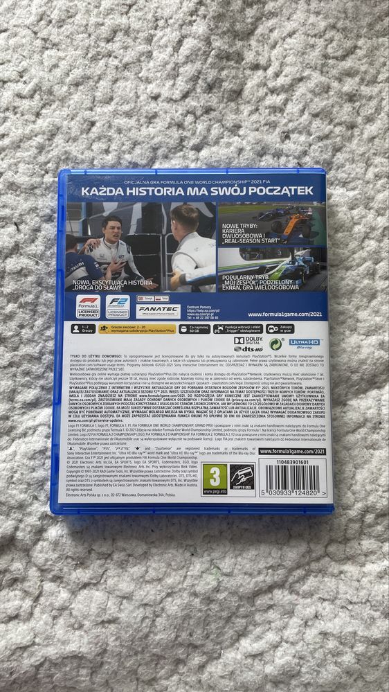 F1 2021 PS5 PL Fromuł 1