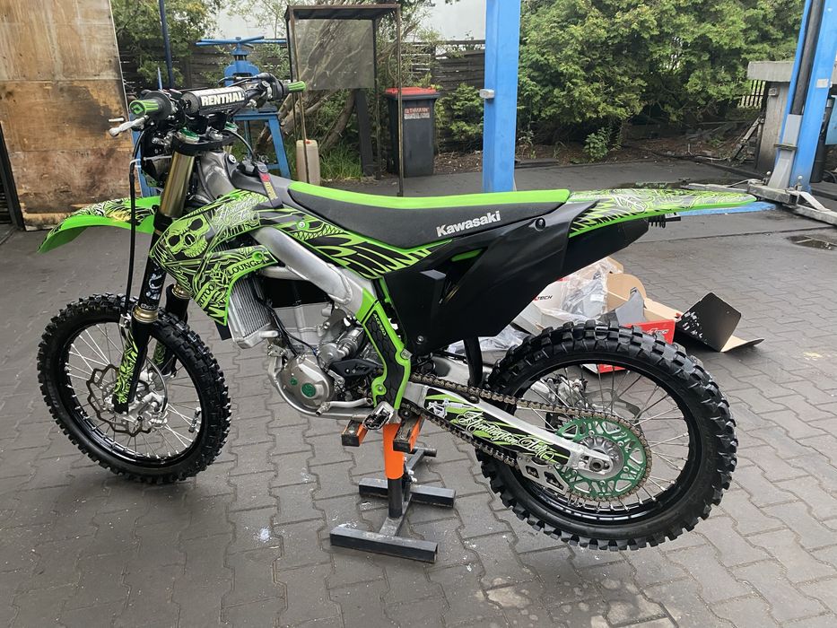 Kawasaki KX450 F 2022 62 mth od nowość sporo dodatków super stan