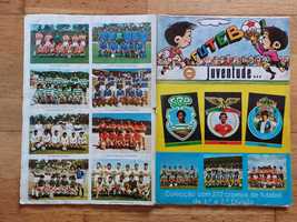 Caderneta de cromos "Futebol e Juventude" Completa