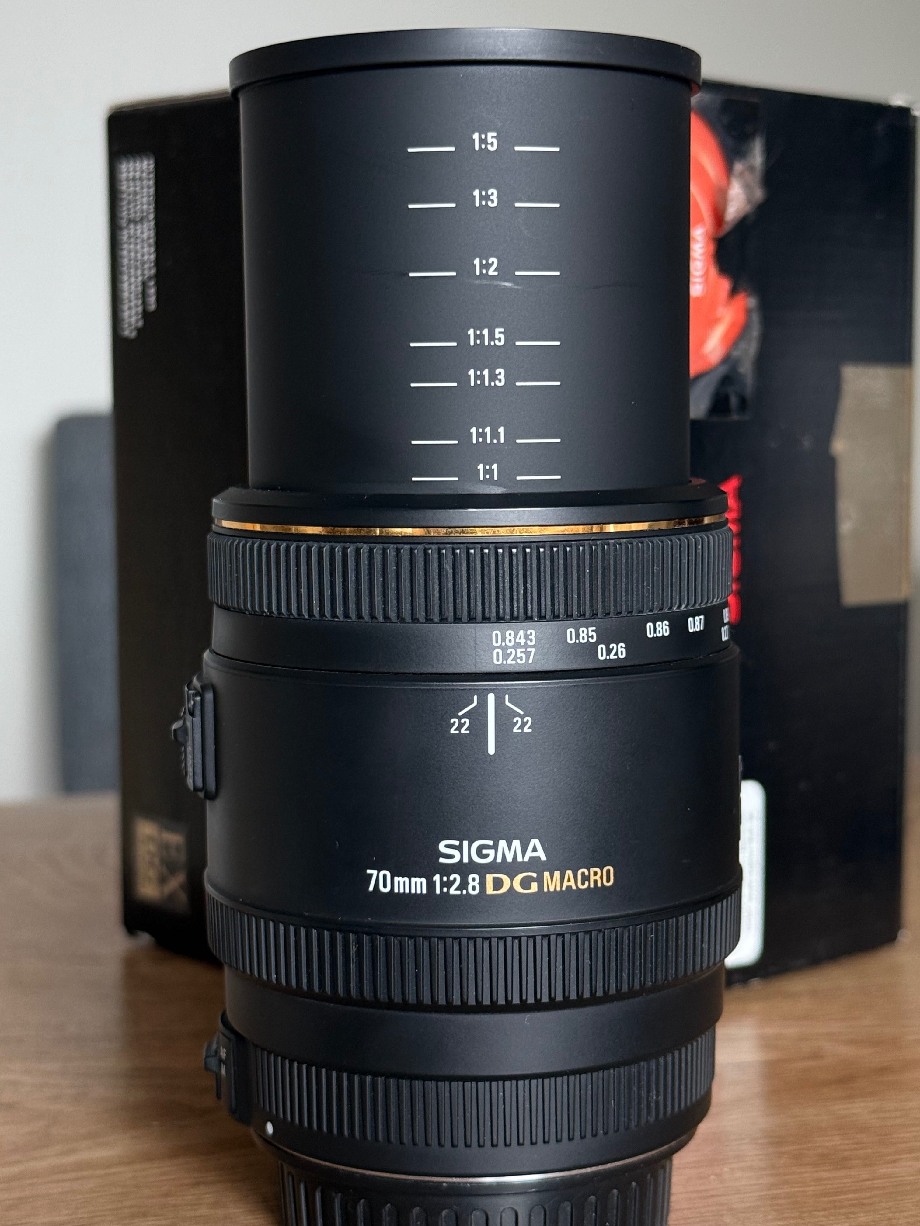 Sigma 70 f2,8 macro Canon EF
