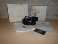 Versace pasek firmowy, skóra naturalna 186