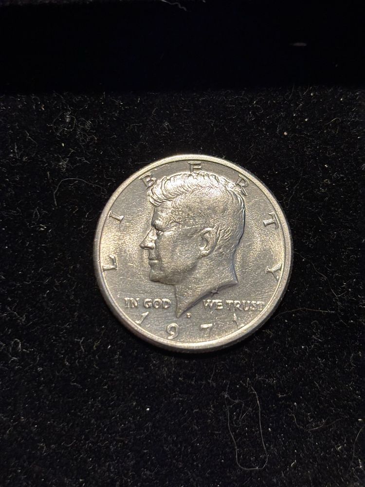 half dollar Kennedy 1971 moneta