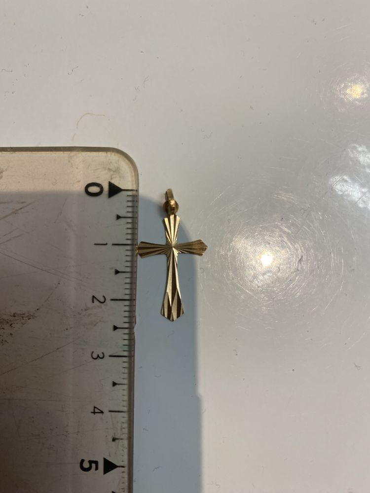 Złoty krzyżyk do naszyjnika złoto 595