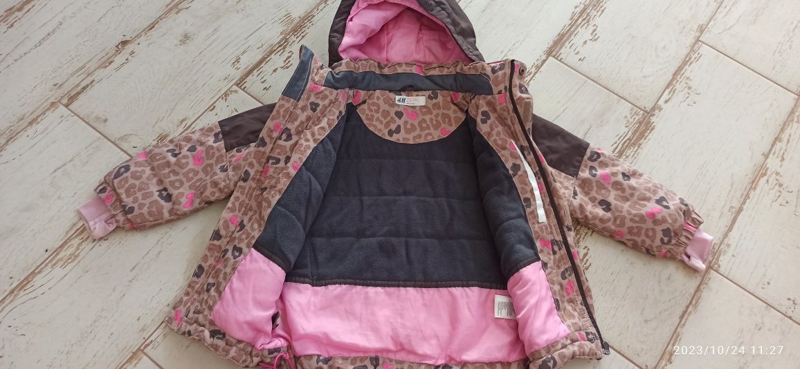 Kurtka narciarska dla dziewczynki 104 3/4lata H&M
