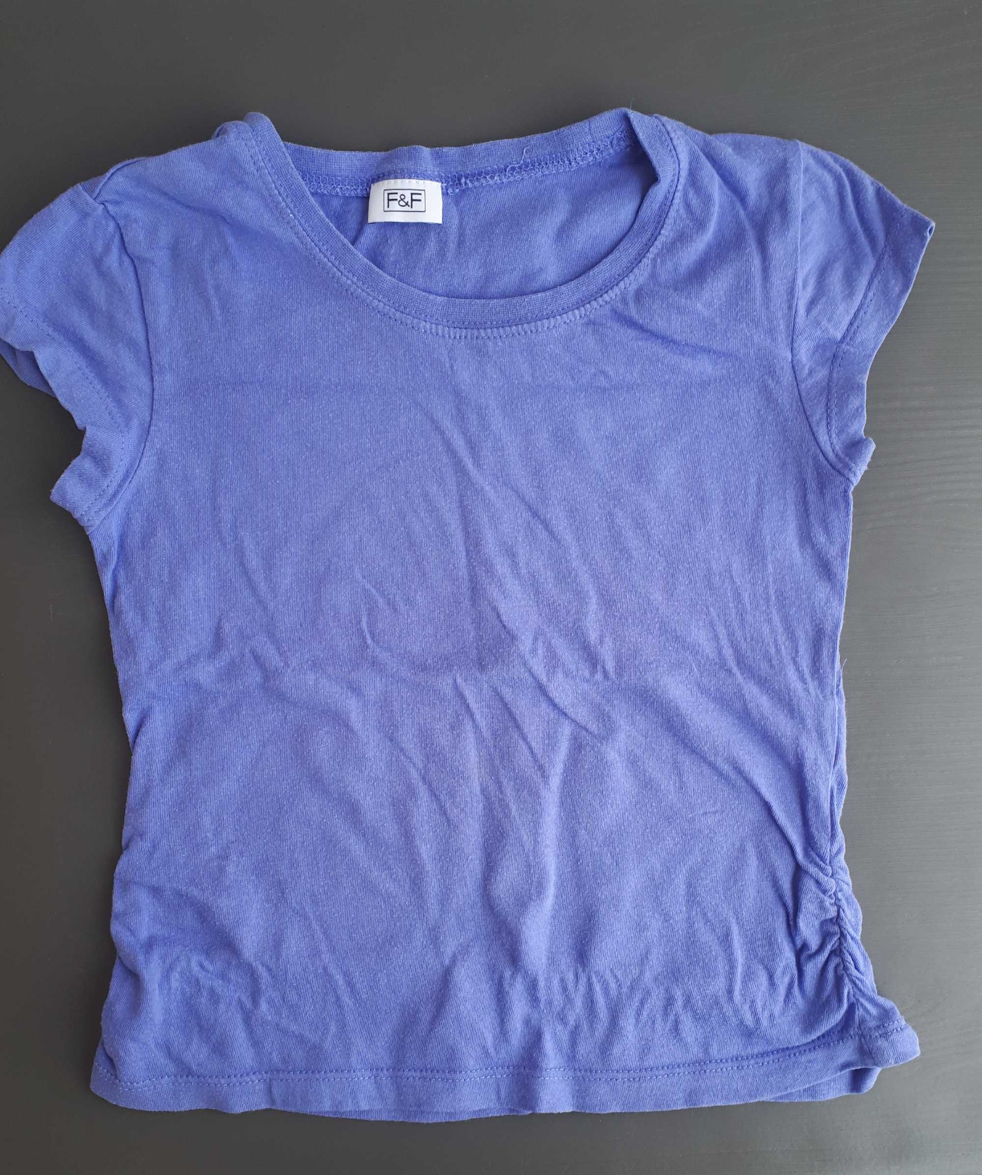 Ubranka 8szt dla dziewczynki 116 spodenki sukienka koszulka spódniczka