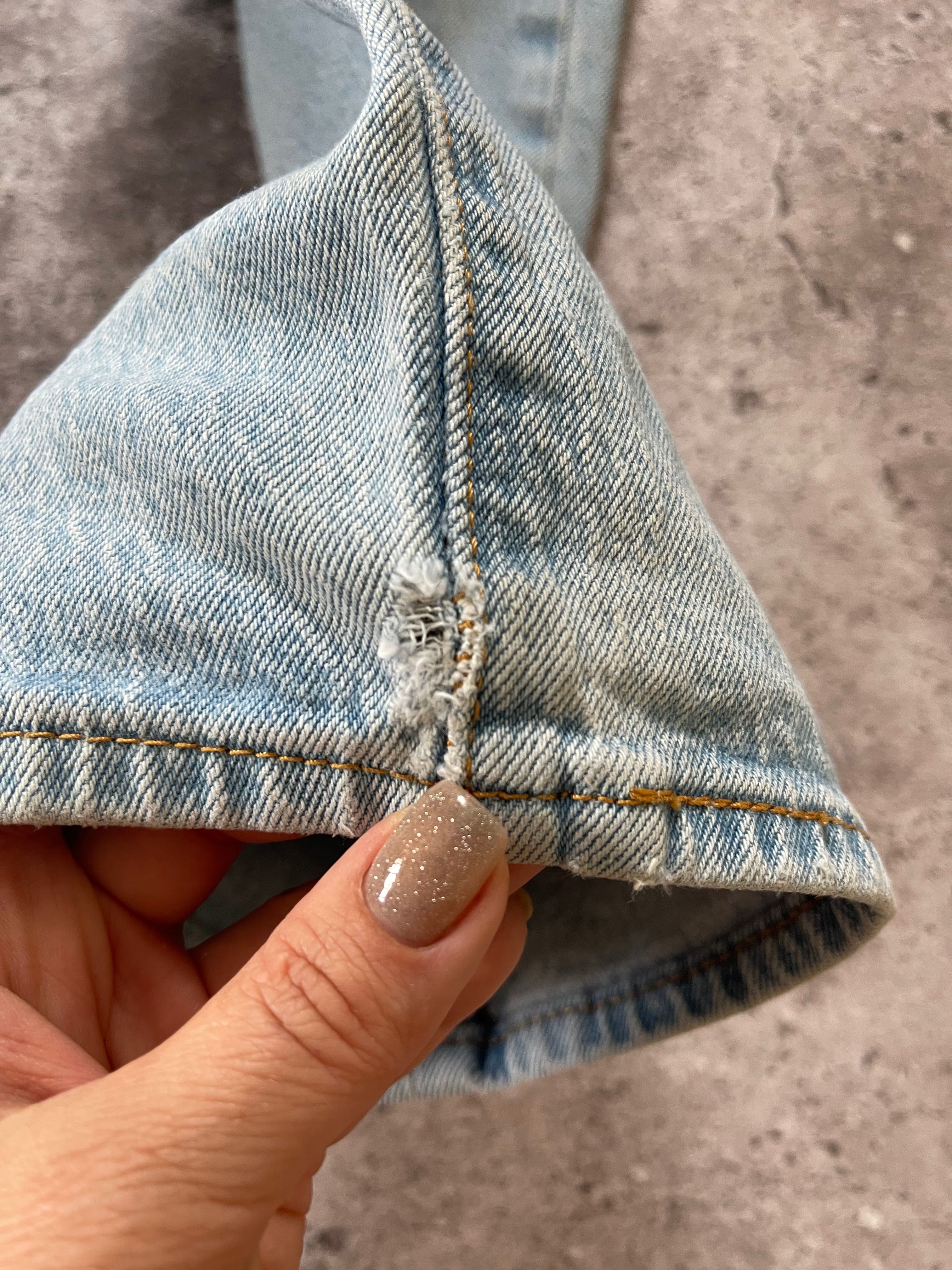 Жіночі блакитні прямі джинси levi’s W31L30