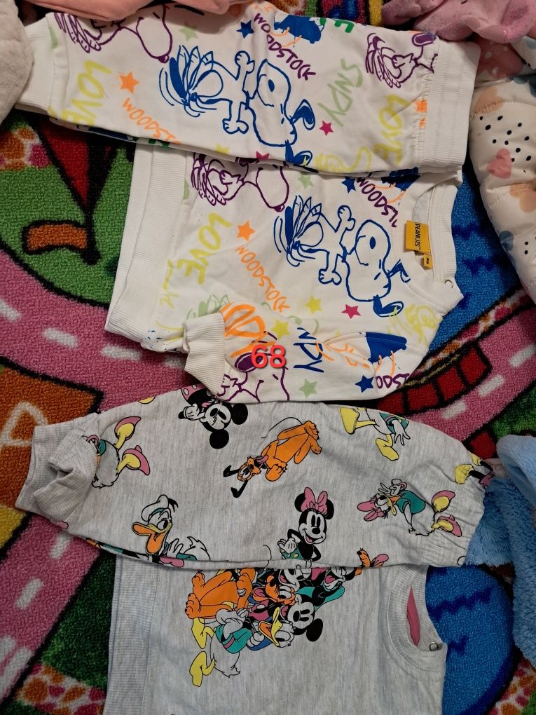 Ubrania dziecięce, body, pajace, spodnie, bluzy