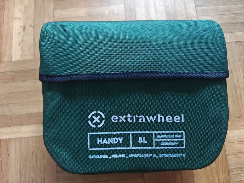 Torba na kierownicę EXTRAWHEEL zielona