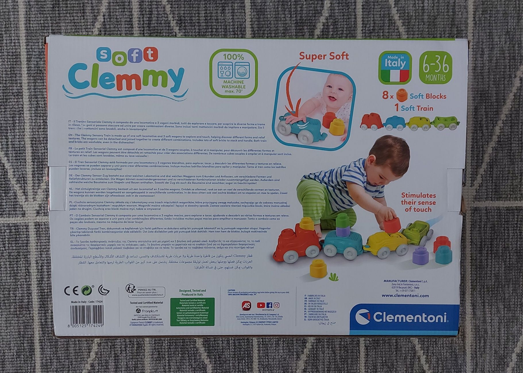 Comboio Sensorial Soft Clemmy