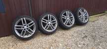 Koła 215/40 R17 5x100 Alufelgi + opony letnie VW Skoda Audi Seat